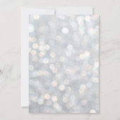 Sprankelende Zilveren Ballroom 30e Verjaardag Uitn Kaart (Achterkant)