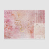 Sprankelroze decoupage JJ Tissue Paper Tissuepapier (Voorkant)