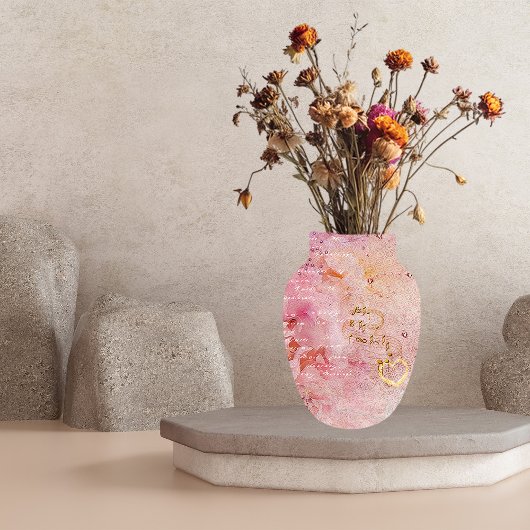 Sprankelroze decoupage JJ Tissue Paper Tissuepapier