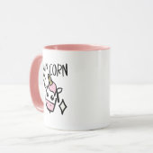 Sprankelt de magische eenhoorn roze mok (Voorkant links)