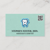 Sprankeltandpictogram | QR-code Visitekaartje (Voorkant)