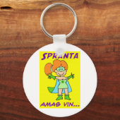 spranta esperanto amas vin sleutelhanger (Voorkant)