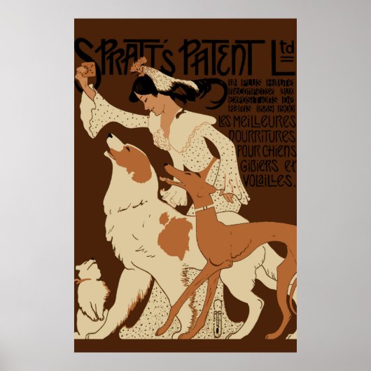 Spratt's patent Dog Biscuits Poster (Voorkant)