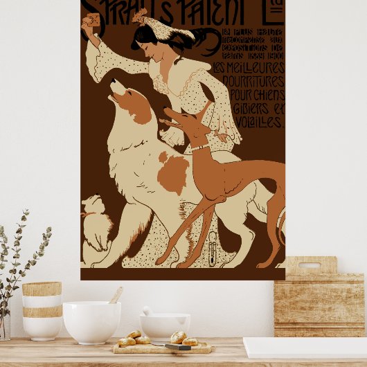 Spratt's patent Dog Biscuits Poster (Keuken)