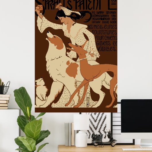 Spratt's patent Dog Biscuits Poster (Thuiskantoor)