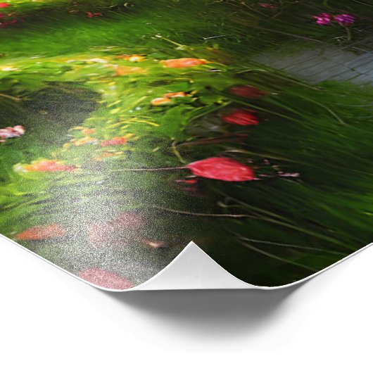 Sprawling Garden Foto Afdruk (Hoek)