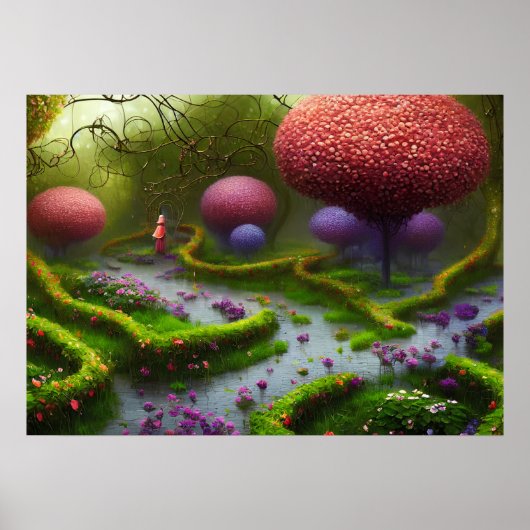 Sprawling Garden Poster (Voorkant)