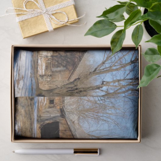 Sprawling Rural Barn Tissuepapier (Geschenk)