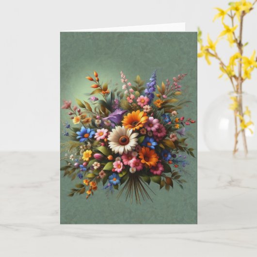 Spray 2 kaart (Gele Bloem)