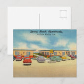 Spray Beach Apartments, Cocoa Beach, Florida Briefkaart (Voorkant / Achterkant)