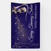 Spray Body Tan Navy Zwart Brons Spandoek (Verticaal)