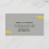 Spray Bottle Cleaning Service Home Gold Visitekaartje (Achterkant)