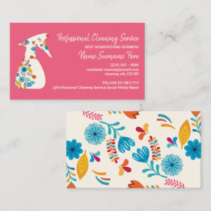 Spray Bottle House Cleaning Service Room gardening Visitekaartje