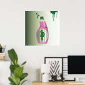 Spray Bottle Jail Poster (Thuiskantoor)