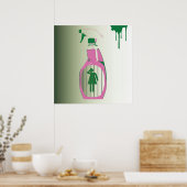 Spray Bottle Jail Poster (Keuken)