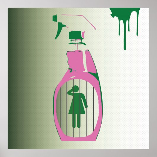 Spray Bottle Jail Poster (Voorkant)