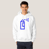 Spray Can Pictogram Hoodie (Voorkant volledig)