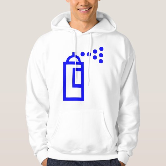 Spray Can Pictogram Hoodie (Voorkant)