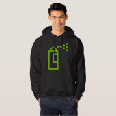 Spray Can Pictogram Hoodie (Voorkant volledig)