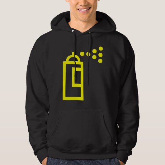Spray Can Pictogram Hoodie (Voorkant)