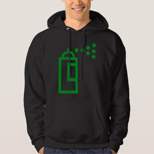 Spray Can Pictogram Hoodie (Voorkant)