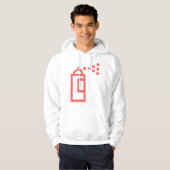 Spray Can Pictogram Hoodie (Voorkant volledig)