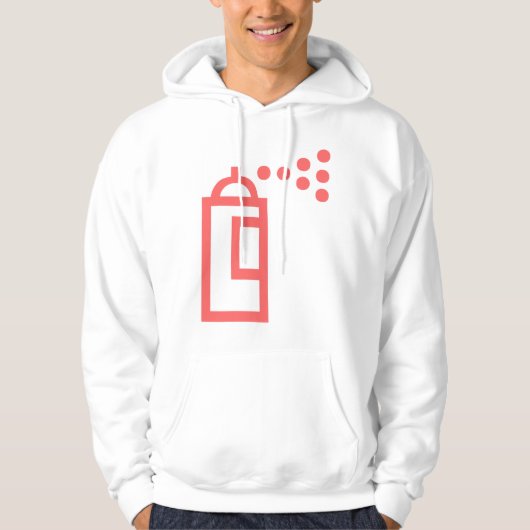 Spray Can Pictogram Hoodie (Voorkant)
