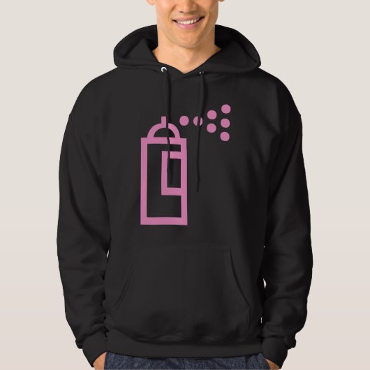 Spray Can Pictogram Hoodie (Voorkant)