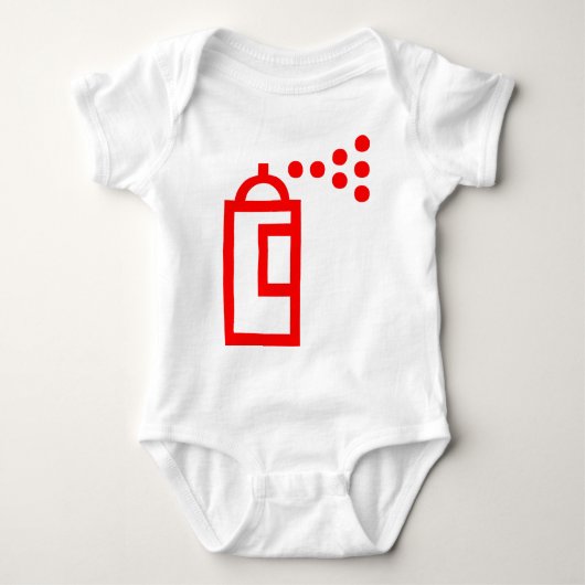 Spray Can Pictogram Romper (Voorkant)