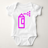 Spray Can Pictogram Romper (Voorkant)