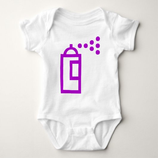 Spray Can Pictogram Romper (Voorkant)