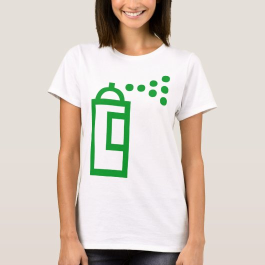 Spray Can Pictogram T-shirt (Voorkant)