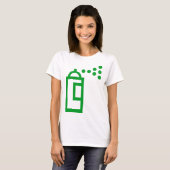 Spray Can Pictogram T-shirt (Voorkant volledig)