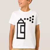 Spray Can Pictogram T-shirt (Voorkant)