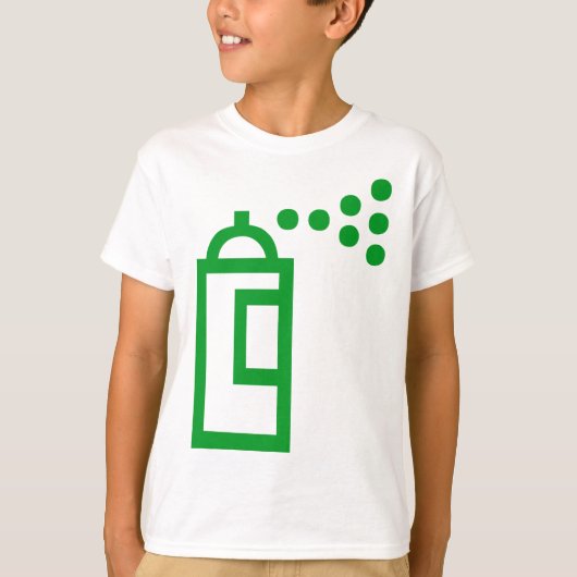 Spray Can Pictogram T-shirt (Voorkant)