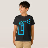 Spray Can Pictogram T-shirt (Voorkant volledig)