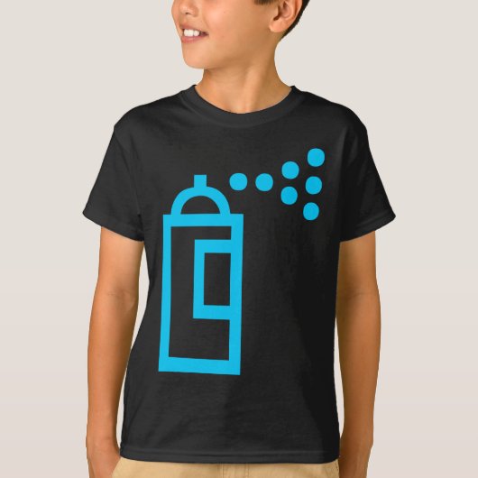 Spray Can Pictogram T-shirt (Voorkant)