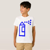 Spray Can Pictogram T-shirt (Voorkant volledig)