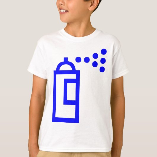 Spray Can Pictogram T-shirt (Voorkant)