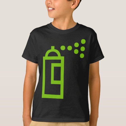Spray Can Pictogram T-shirt (Voorkant)