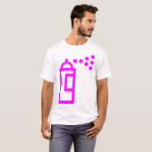 Spray Can Pictogram T-shirt (Voorkant volledig)