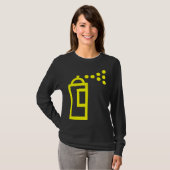 Spray Can Pictogram T-shirt (Voorkant volledig)