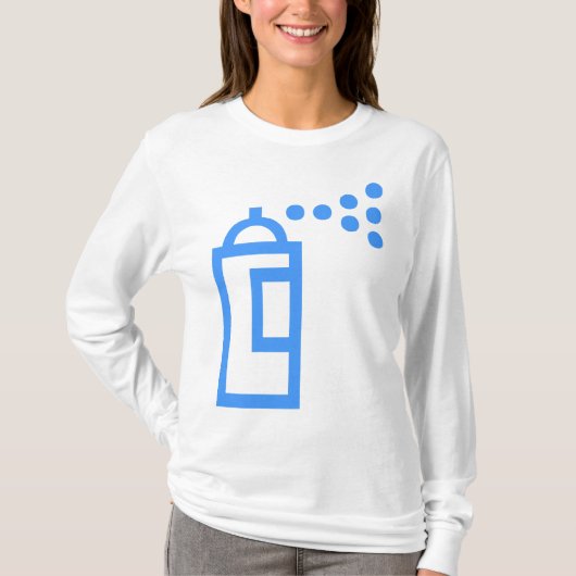 Spray Can Pictogram T-shirt (Voorkant)