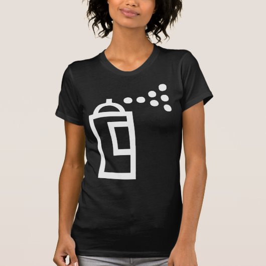 Spray Can Pictogram T-shirt (Voorkant)