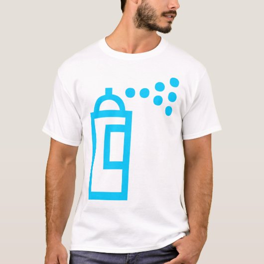 Spray Can Pictogram T-shirt (Voorkant)
