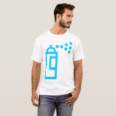 Spray Can Pictogram T-shirt (Voorkant volledig)