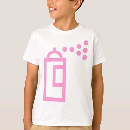 Spray Can Pictogram T-shirt (Voorkant)
