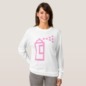 Spray Can Pictogram T-shirt (Voorkant volledig)