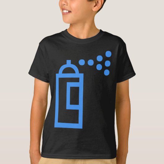 Spray Can Pictogram T-shirt (Voorkant)