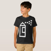 Spray Can Pictogram T-shirt (Voorkant volledig)